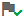 Flag with green checkmark