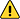 Black exclamation mark in a yellow triangle.