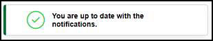 You are up-to-date on your notifications.