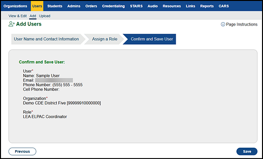 File Validation Results progress step.